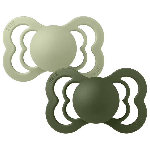 Εικόνα της ΠΙΠΙΛΕΣ BIBS SUPREME SILICONE SAGE/HUNTER GREEN