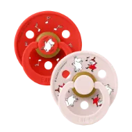 Εικόνα της ΠΙΠΙΛΕΣ BIBS X MOOMIN COLOUR DANCING LATEX CANDY APPLE MIX