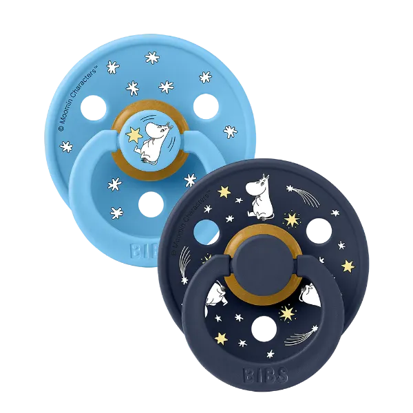 Εικόνα της ΠΙΠΙΛΕΣ BIBS X MOOMIN COLOUR GOOD NIGHT LATEX BREEZE MIX