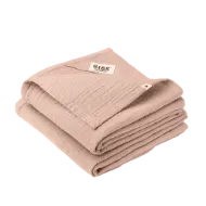 Εικόνα της ΣΕΤ ΠΑΝΕΣ BIBS 2 ΤΕΜ. MUSLIN 70X70 ΕΚ. BLUSH
