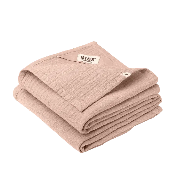 Εικόνα της ΣΕΤ ΠΑΝΕΣ BIBS 2 ΤΕΜ. MUSLIN 70X70 ΕΚ. BLUSH