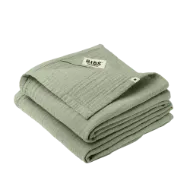 Εικόνα της ΣΕΤ ΠΑΝΕΣ BIBS 2 ΤΕΜ. MUSLIN 70X70 ΕΚ. SAGE