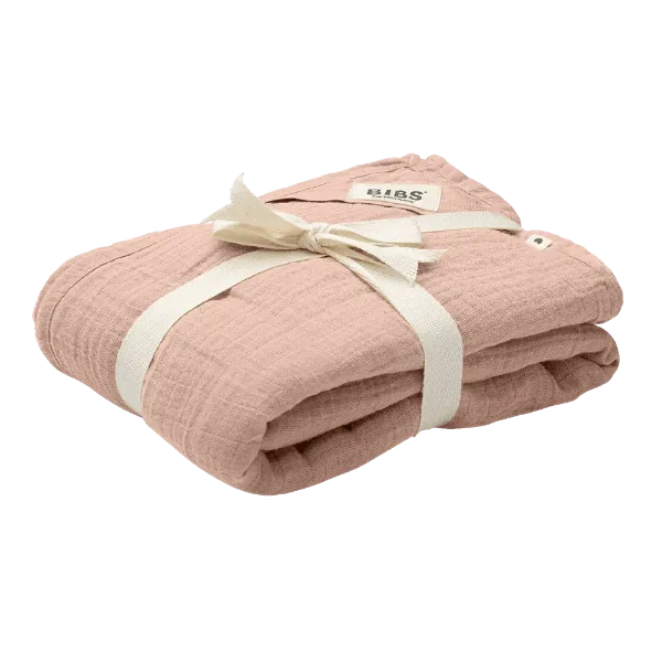 Εικόνα της ΚΟΥΒΕΡΤΑ BIBS MUSLIN 120X120 ΕΚ. BLUSH