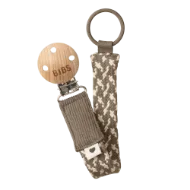 Εικόνα της ΚΛΙΠ ΠΙΠΙΛΑΣ BIBS DARK OAK/VANILLA