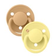 Εικόνα της ΠΙΠΙΛΕΣ BIBS DE LUX SILICONE ONESIZE DESERT SAND/SUNSHINE