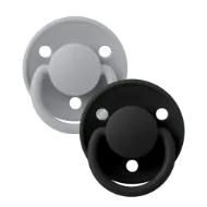 Εικόνα της ΠΙΠΙΛΕΣ BIBS DE LUX SILICONE ONESIZE CLOUD/BLACK