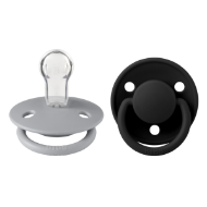 Εικόνα της ΠΙΠΙΛΕΣ BIBS DE LUX SILICONE ONESIZE CLOUD/BLACK