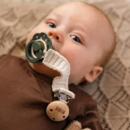 Εικόνα της ΚΛΙΠ ΠΙΠΙΛΑΣ BIBS ΠΛΕΧΤΟ VANILLA