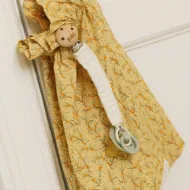 Εικόνα της ΚΛΙΠ ΠΙΠΙΛΑΣ BIBS ΠΛΕΧΤΟ IVORY