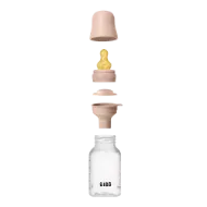 Εικόνα της ΜΠΙΜΠΕΡΟ BIBS ΠΛΑΣΤΙΚΟ ΣΤΡΟΓΓΥΛΗ ΘΗΛΗ LATEX 150ML ΑΡΓΗΣ ΡΟΗΣ BLUSH