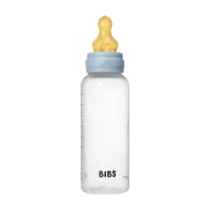 Εικόνα της ΜΠΙΜΠΕΡΟ BIBS ΠΛΑΣΤΙΚΟ ΣΤΡΟΓΓΥΛΗ ΘΗΛΗ LATEX 270ML ΜΕΣΑΙΑΣ ΡΟΗΣ BABY BLUE
