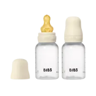 Εικόνα της ΣΕΤ ΠΛΑΣΤΙΚΑ ΜΠΙΜΠΕΡΟ BIBS ROUND LATEX 150ML ΑΡΓΗΣ ΡΟΗΣ IVORY