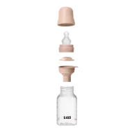 Εικόνα της ΜΠΙΜΠΕΡΟ BIBS ΠΛΑΣΤΙΚΟ ΣΤΡΟΓΓΥΛΗ ΘΗΛΗ SILICONE 150ML ΑΡΓΗΣ ΡΟΗΣ BLUSH