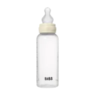 Εικόνα της ΜΠΙΜΠΕΡΟ BIBS ΠΛΑΣΤΙΚΟ ΣΤΡΟΓΓΥΛΗ ΘΗΛΗ SILICONE 270ML ΜΕΣΑΙΑΣ ΡΟΗΣ IVORY