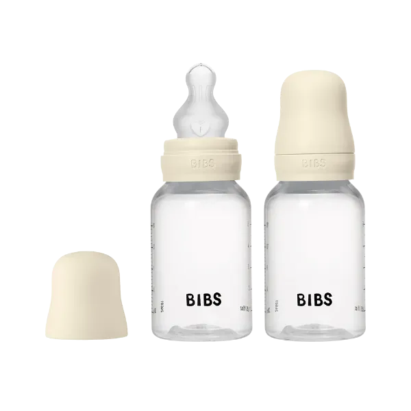 Εικόνα της ΣΕΤ ΠΛΑΣΤΙΚΑ ΜΠΙΜΠΕΡΟ BIBS ROUND SILICONE 150ML ΑΡΓΗΣ ΡΟΗΣ IVORY