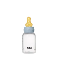 Εικόνα της ΜΠΙΜΠΕΡΟ BIBS ΠΛΑΣΤΙΚΟ ΣΤΡΟΓΓΥΛΗ ΘΗΛΗ LATEX 150ML ΑΡΓΗΣ ΡΟΗΣ BABY BLUE