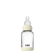 Εικόνα της ΜΠΙΜΠΕΡΟ BIBS ΓΥΑΛΙΝΟ ΣΤΡΟΓΓΥΛΗ ΘΗΛΗ SILICONE 120ML ΑΡΓΗΣ ΡΟΗΣ IVORY