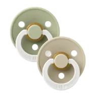 Εικόνα της ΠΙΠΙΛΕΣ BIBS COLOUR LATEX GLOW SAGE/VANILLA - SIZE 2