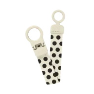 Εικόνα της ΚΛΙΠ ΠΙΠΙΛΑΣ BIBS LOOP POLKA IVORY BLACK