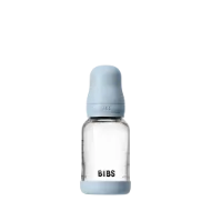 Εικόνα της ΜΠΙΜΠΕΡΟ BIBS ΓΥΑΛΙΝΟ ΣΤΡΟΓΓΥΛΗ ΘΗΛΗ LATEX 120ML ΑΡΓΗΣ ΡΟΗΣ BABY BLUE