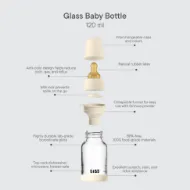 Εικόνα της ΜΠΙΜΠΕΡΟ BIBS ΓΥΑΛΙΝΟ ΣΤΡΟΓΓΥΛΗ ΘΗΛΗ LATEX 120ML ΑΡΓΗΣ ΡΟΗΣ BLUSH