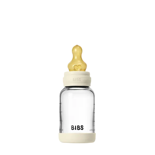 Εικόνα της ΜΠΙΜΠΕΡΟ BIBS ΓΥΑΛΙΝΟ ΣΤΡΟΓΓΥΛΗ ΘΗΛΗ LATEX 120ML ΑΡΓΗΣ ΡΟΗΣ IVORY