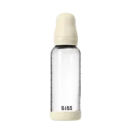 Εικόνα της ΙΜΠΕΡΟ BIBS ΓΥΑΛΙΝΟ ΣΤΡΟΓΓΥΛΗ ΘΗΛΗ LATEX 240ML ΜΕΣΑΙΑΣ ΡΟΗΣ IVORY