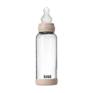 Εικόνα της ΜΠΙΜΠΕΡΟ BIBS ΓΥΑΛΙΝΟ ΣΤΡΟΓΓΥΛΗ ΘΗΛΗ SILICONE 240ML ΜΕΣΑΙΑΣ ΡΟΗΣ BLUSH