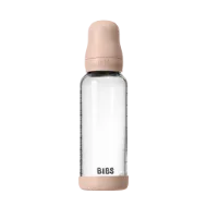 Εικόνα της ΜΠΙΜΠΕΡΟ BIBS ΓΥΑΛΙΝΟ ΣΤΡΟΓΓΥΛΗ ΘΗΛΗ SILICONE 240ML ΜΕΣΑΙΑΣ ΡΟΗΣ BLUSH