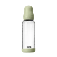 Εικόνα της ΜΠΙΜΠΕΡΟ BIBS ΓΥΑΛΙΝΟ ΣΤΡΟΓΓΥΛΗ ΘΗΛΗ SILICONE 240ML ΜΕΣΑΙΑΣ ΡΟΗΣ SAGE