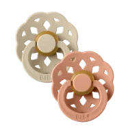 Εικόνα της ΠΙΠΙΛΕΣ BIBS BOHEME LATEX VANILLA/PEACH