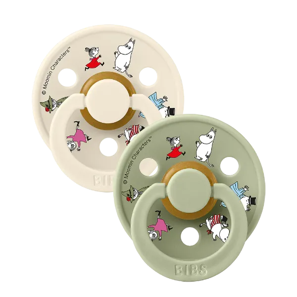 Εικόνα της ΠΙΠΙΛΕΣ BIBS X MOOMIN COLOUR FRIENDS LATEX IVORY MIX