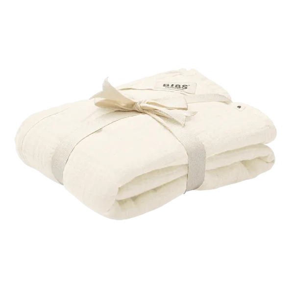Εικόνα της ΚΟΥΒΕΡΤΑ BIBS MUSLIN 120X120 ΕΚ. IVORY