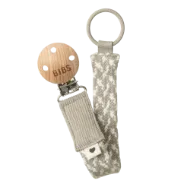 Εικόνα της ΚΛΙΠ ΠΙΠΙΛΑΣ BIBS SAND/IVORY
