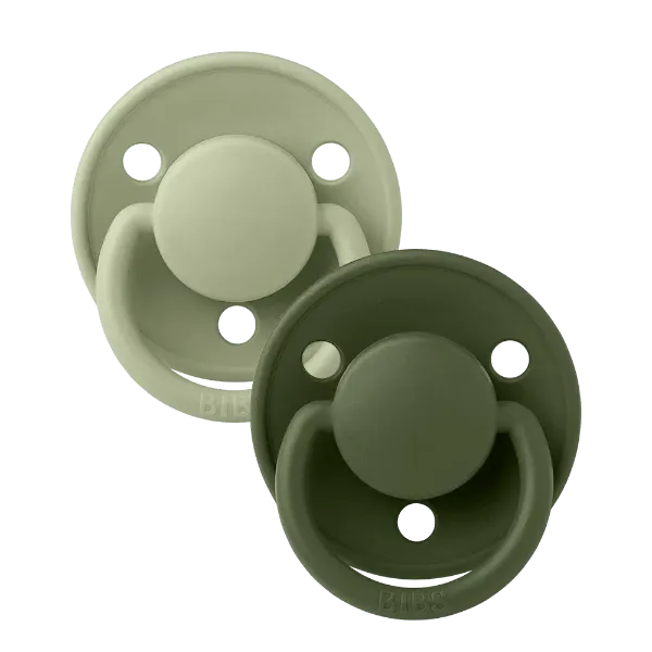 Εικόνα της ΠΙΠΙΛΕΣ BIBS DE LUX SILICONE ONESIZE SAGE/HUNTER GREEN