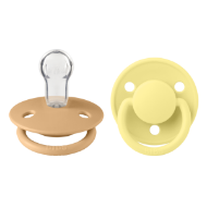 Εικόνα της ΠΙΠΙΛΕΣ BIBS DE LUX SILICONE ONESIZE DESERT SAND/SUNSHINE