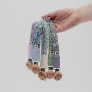 Εικόνα της ΚΛΙΠ ΠΙΠΙΛΑΣ BIBS X LIBERTY CHAMOMILE LAWN VIOLET SKY