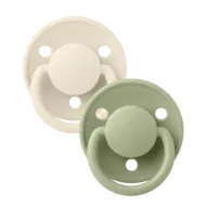 Εικόνα της ΠΙΠΙΛΕΣ BIBS DE LUX SILICONE ONESIZE IVORY/SAGE