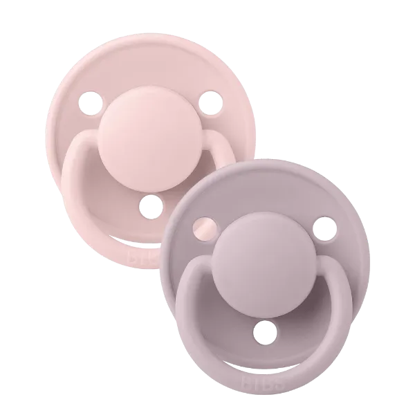 Εικόνα της ΠΙΠΙΛΕΣ BIBS DE LUX SILICONE ONESIZE BLOSSOM/DUSKY LILAC