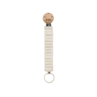 Εικόνα της ΚΛΙΠ ΠΙΠΙΛΑΣ BIBS ΠΛΕΧΤΟ IVORY