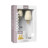 Εικόνα της ΜΠΙΜΠΕΡΟ BIBS 2ΤΕΜ ΠΛΑΣΤΙΚΟ GROW AND FLOW ROUND LATEX 150ML/270ML IVORY